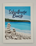 Washington Island Schoolhouse Beach Greeting Card