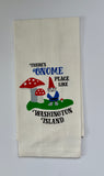 Clearance- There's Gnome Place Like Washington Island Linen Towel