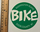 BIKE Washington Island Sticker Decal