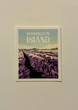 Washington Island Lavender Field Sticker