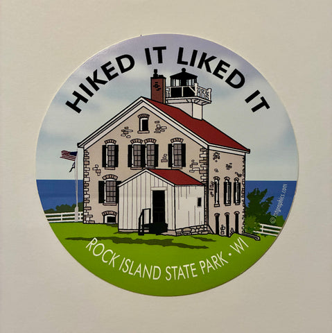 Hiked It Liked It Rock Island State Park, Wisconsin