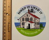 Hiked It Liked It Rock Island State Park, Wisconsin