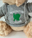 Washington Island Stuffed Animal-Dog with Hoodie