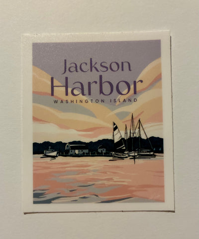 Washington Island Jackson Harbor Sticker