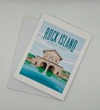 Washington Island Rock Island Greeting Card