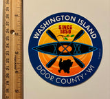 Kayak Washington Island Sticker/Decal