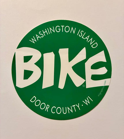 BIKE Washington Island Sticker Decal