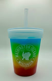 Unbreakable (silicone) Kids Cup with Lid/Straw