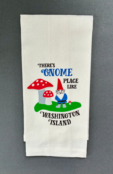 Clearance- There's Gnome Place Like Washington Island Linen Towel