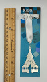 Stavkirke Bookmark Ornament in Pewter