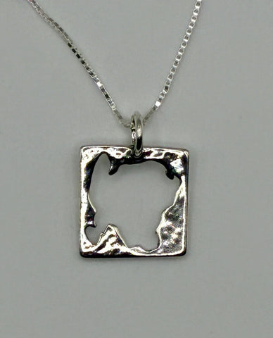 Washington Island Necklace Sterling Silver