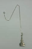 Sterling Silver “Stavkirke” Washington Island Necklace