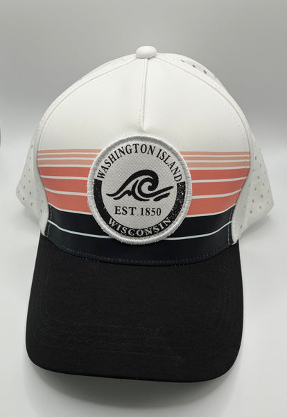 Washington Island Wave Mesh Baseball Hat