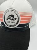 Washington Island Wave Mesh Baseball Hat