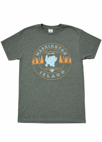 Washington Island T-Shirt (Island outline)