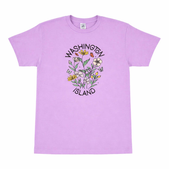 Washington Island T-Shirt (Flowers)