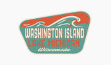 Washington Island T-Shirt (Lake Michigan waves)