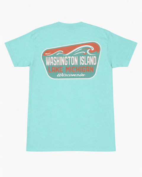 Washington Island T-Shirt (Lake Michigan waves)