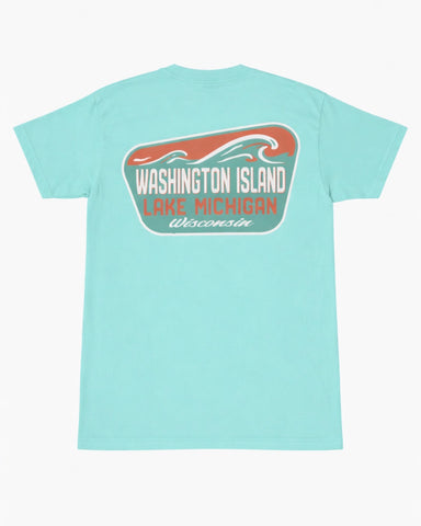 Washington Island T-Shirt (Lake Michigan waves)