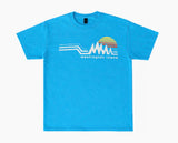 Washington Island T-Shirt (Pine tree/sunset)