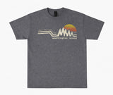 Washington Island T-Shirt (Pine tree/sunset)