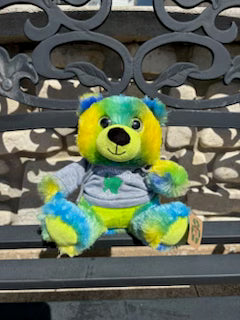 Washington Island Tie-Dye Stuffed Bear with Hoodie