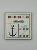Wood Washington Island Magnet