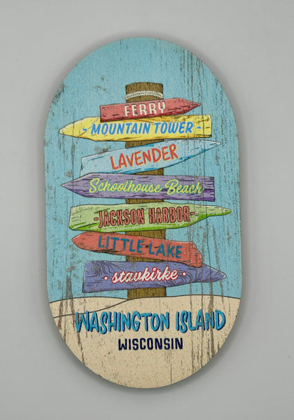Washington Island Destinations Magnet