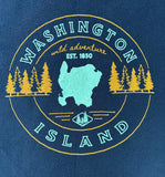 Washington Island T-Shirt (Island outline)