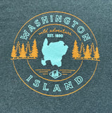 Washington Island T-Shirt (Island outline)