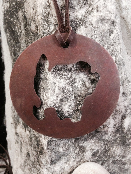 Copper Washington Island Ornament