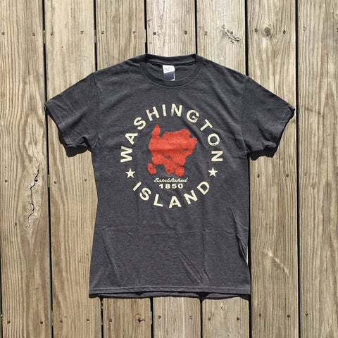 Washington Island Amber Emblem T-Shirt