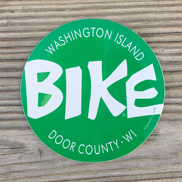 BIKE Washington Island Sticker Decal